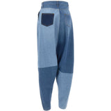 Jeans Sarouel Patchwork in blu Coperni - donna 