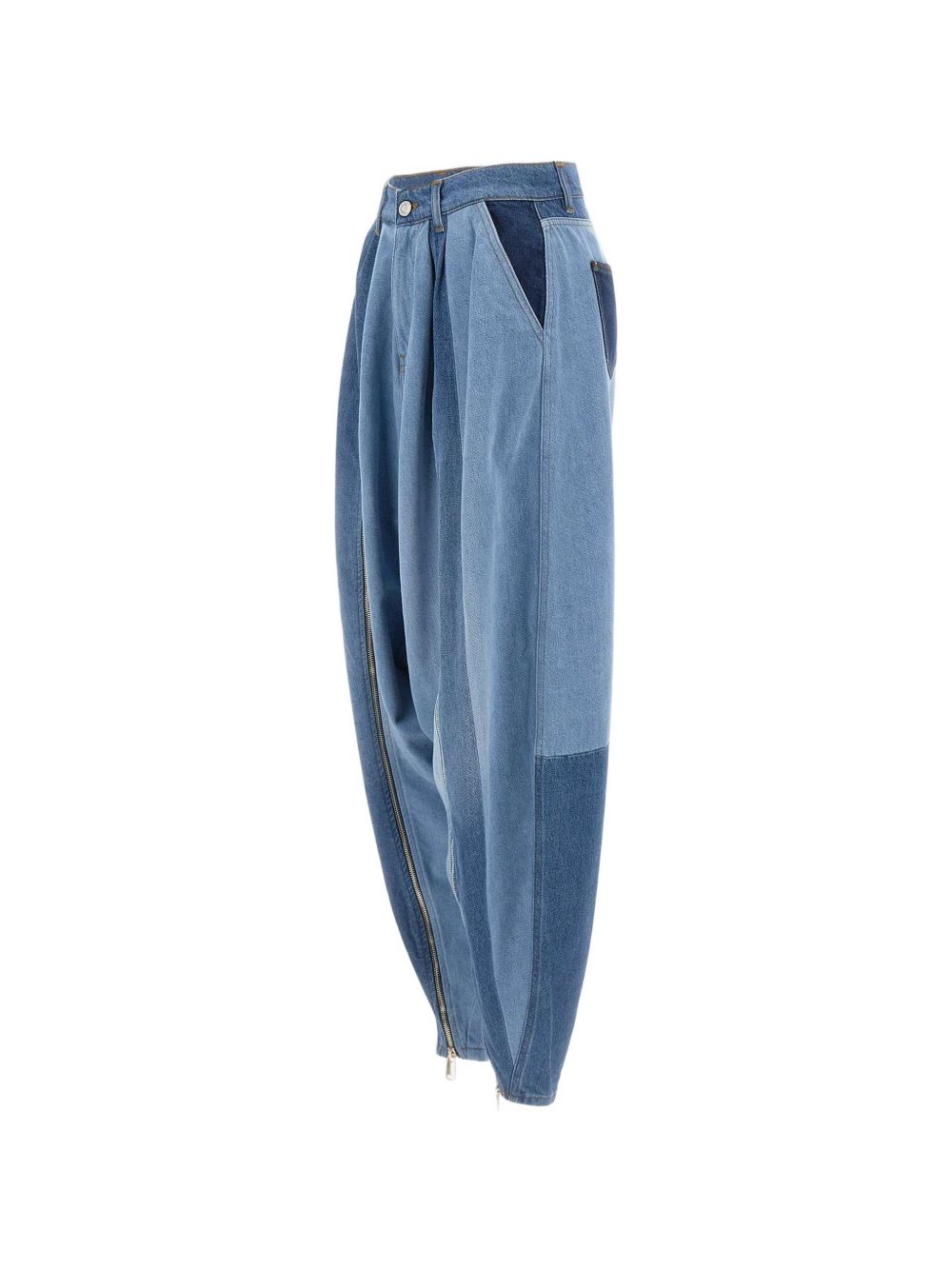 Jeans Sarouel Patchwork in blu Coperni - donna 