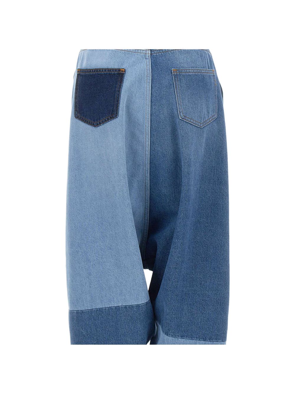 Jeans Sarouel Patchwork in blu Coperni - donna 