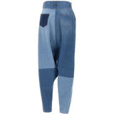 Jeans Sarouel Patchwork in blu Coperni - donna 