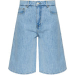Shorts con cintura in blu Coperni - donna 