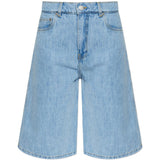 Shorts con cintura in blu Coperni - donna 