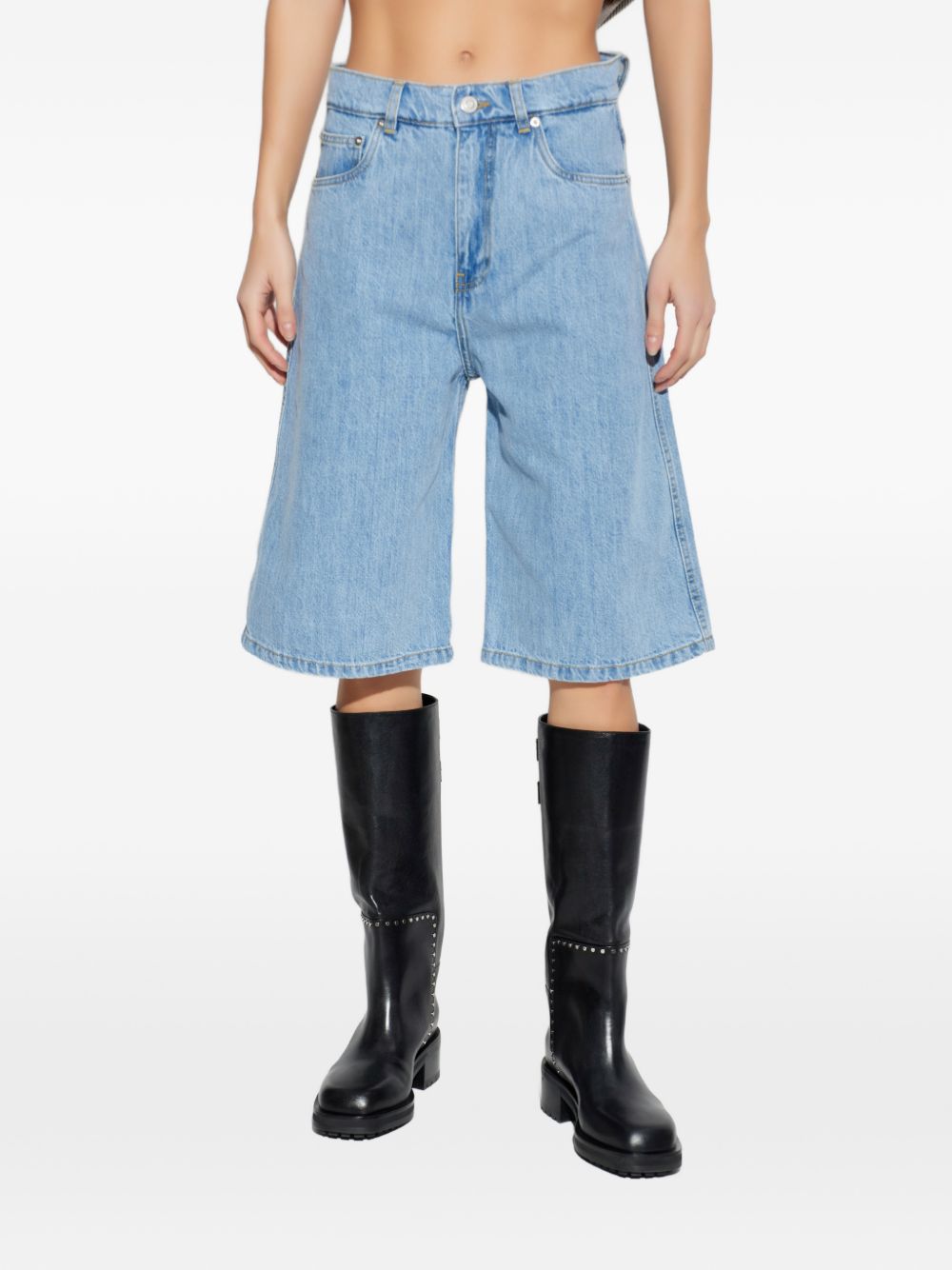 Shorts con cintura in blu Coperni - donna 