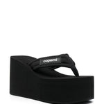 Sandali con applicazione in nero Coperni - donna 