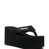 Sandali con applicazione in nero Coperni - donna 