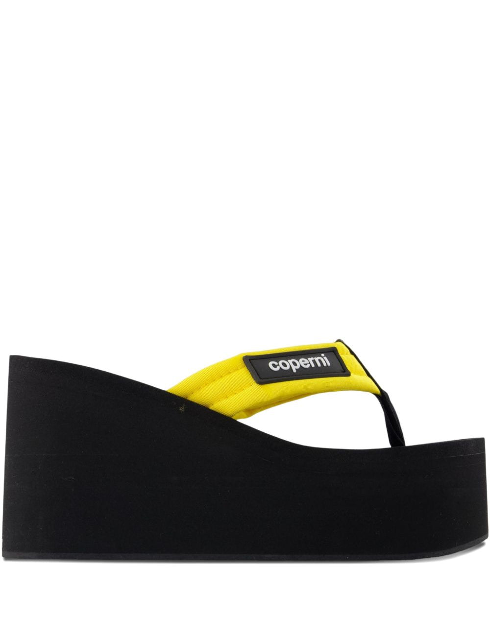Sandali con applicazione in nero e giallo Coperni - donna 