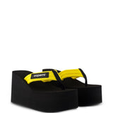 Sandali con applicazione in nero e giallo Coperni - donna 