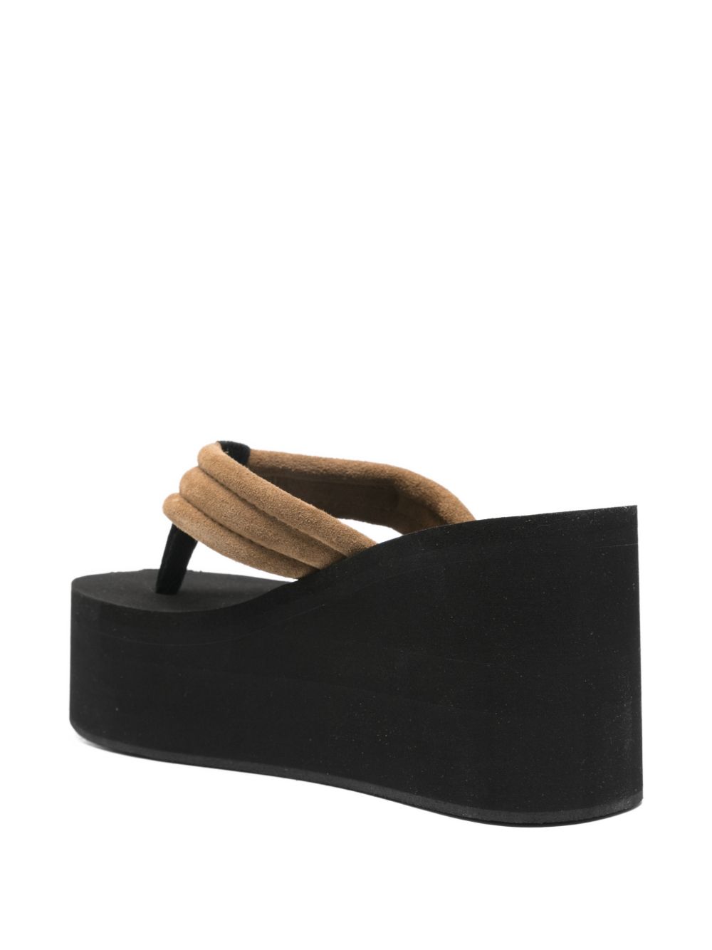 Sandali con applicazione in nero e marrone Coperni - donna 