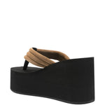 Sandali con applicazione in nero e marrone Coperni - donna 