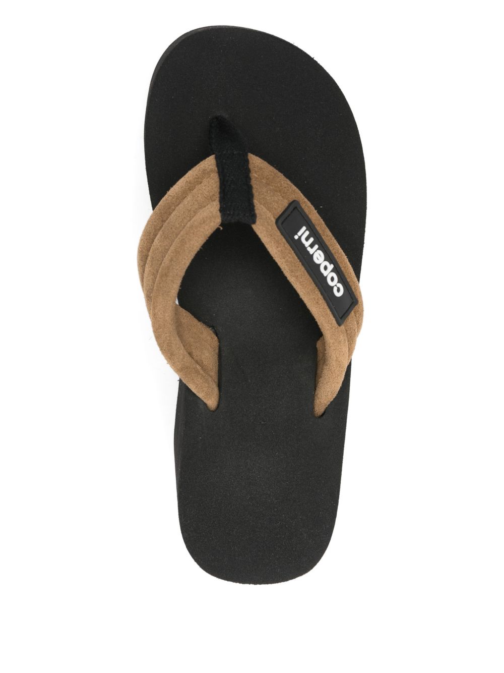 Sandali con applicazione in nero e marrone Coperni - donna 