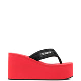 Sandali con zeppa e logo Coperni - donna 