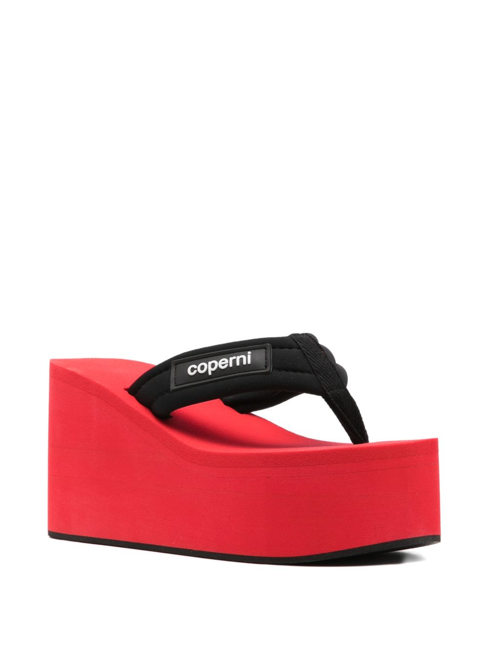 Sandali con zeppa e logo Coperni - donna 