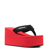 Sandali con zeppa e logo Coperni - donna 