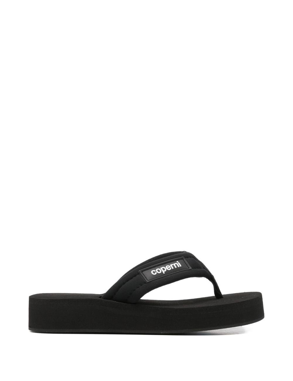 Ciabatte con logo in nero Coperni - donna 