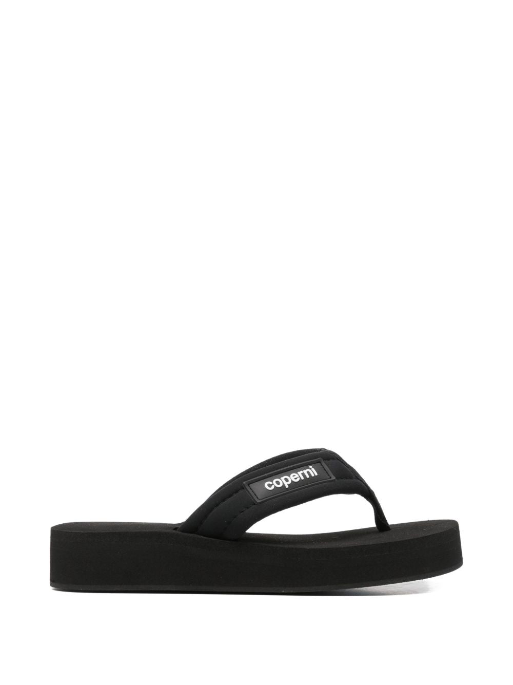Ciabatte con logo in nero Coperni - donna 