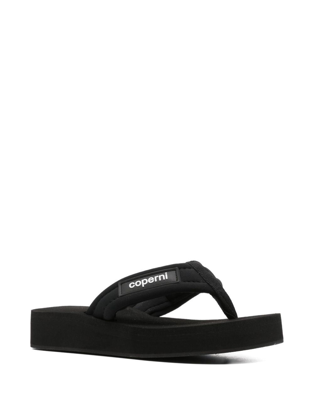 Ciabatte con logo in nero Coperni - donna 
