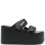Sandali con applicazione in nero Coperni - donna 