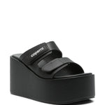 Sandali con applicazione in nero Coperni - donna 