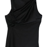 Top asimmetrico in nero Coperni - donna 