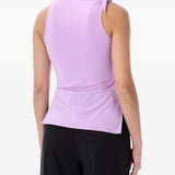 Top asimmetrico in lilla Coperni - donna 