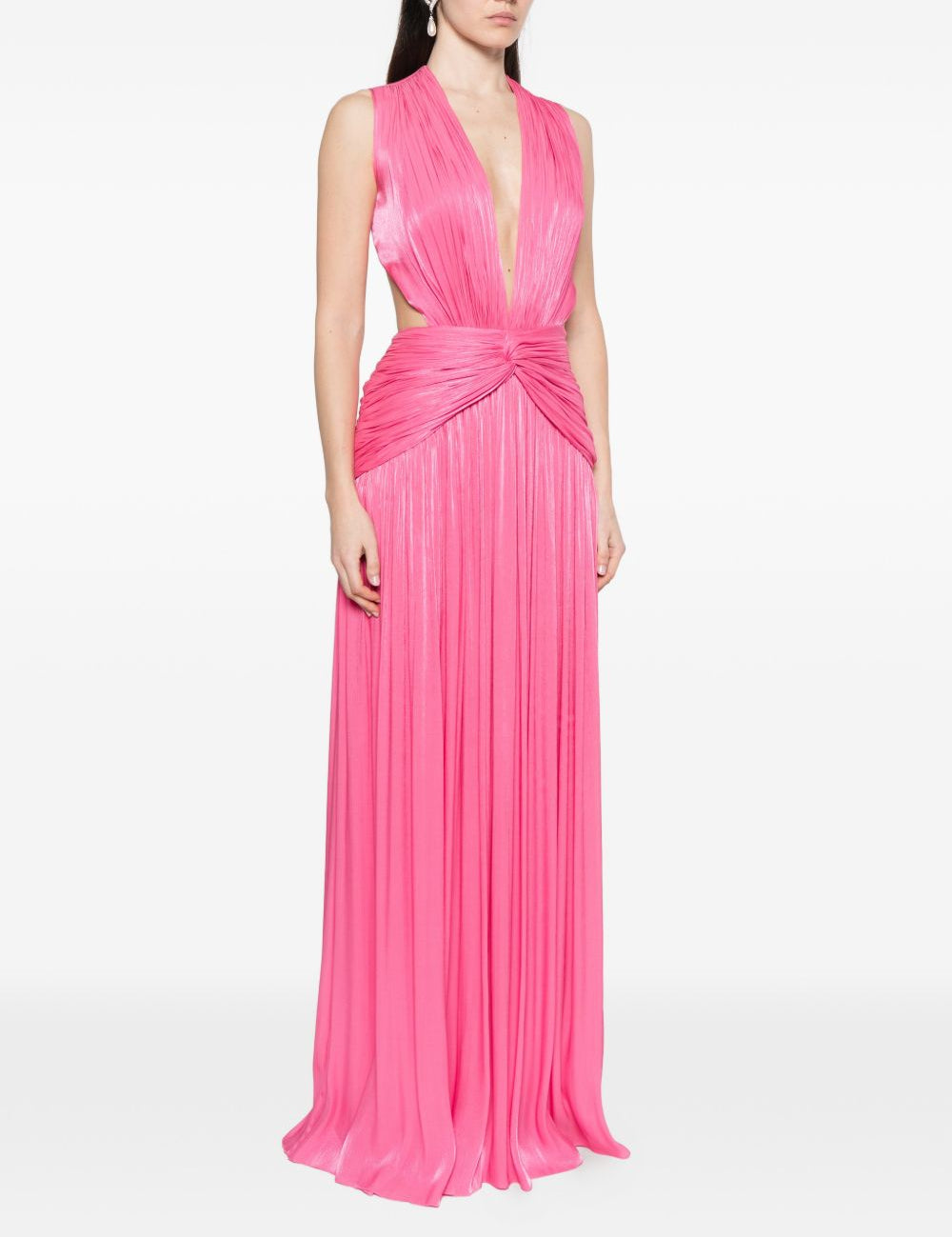 Abito maxi silla in fucsia Costarellos - donna 