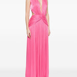 Abito maxi silla in fucsia Costarellos - donna 