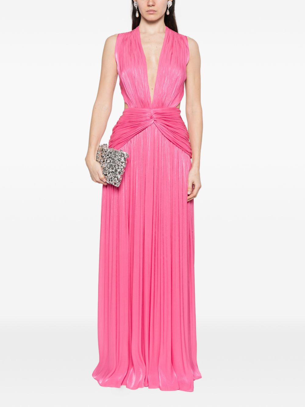 Abito maxi silla in fucsia Costarellos - donna 