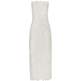 Abito midi Astelle in bianco  Costarellos - donna 