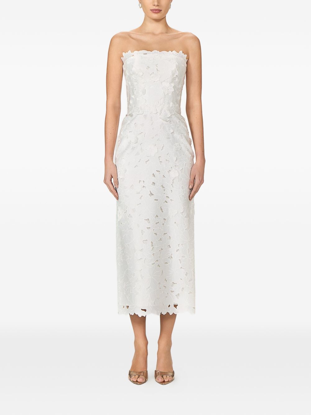 Abito midi Astelle in bianco  Costarellos - donna 