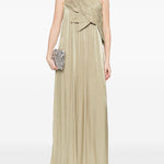 Abito asimmetrico amabe in beige Costarellos - donna 