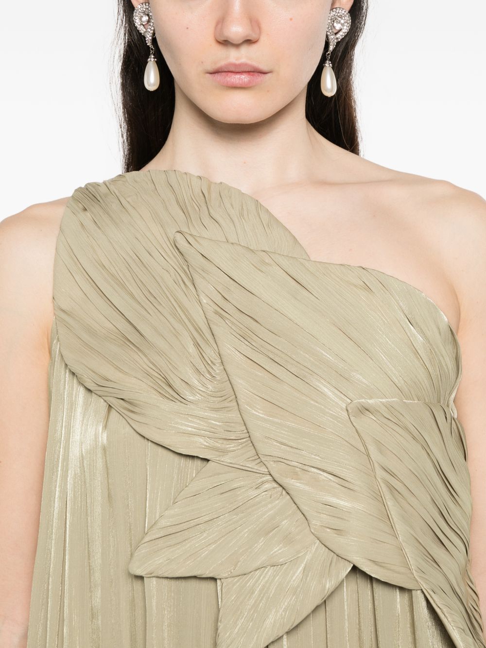 Abito asimmetrico amabe in beige Costarellos - donna 