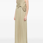 Abito asimmetrico amabe in beige Costarellos - donna 