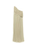 Costarellos Amabe asymmetrical dress in beige - women