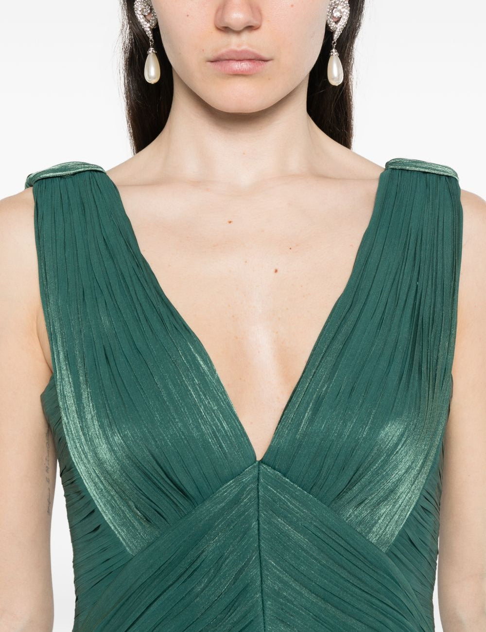 Abito anilia in verde ottanio Costarellos - donna 