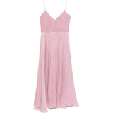 Abito maxi plisettato in lilla Costarellos - donna 