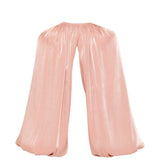 Bolero drappeggiato in rosa Costarellos - donna 