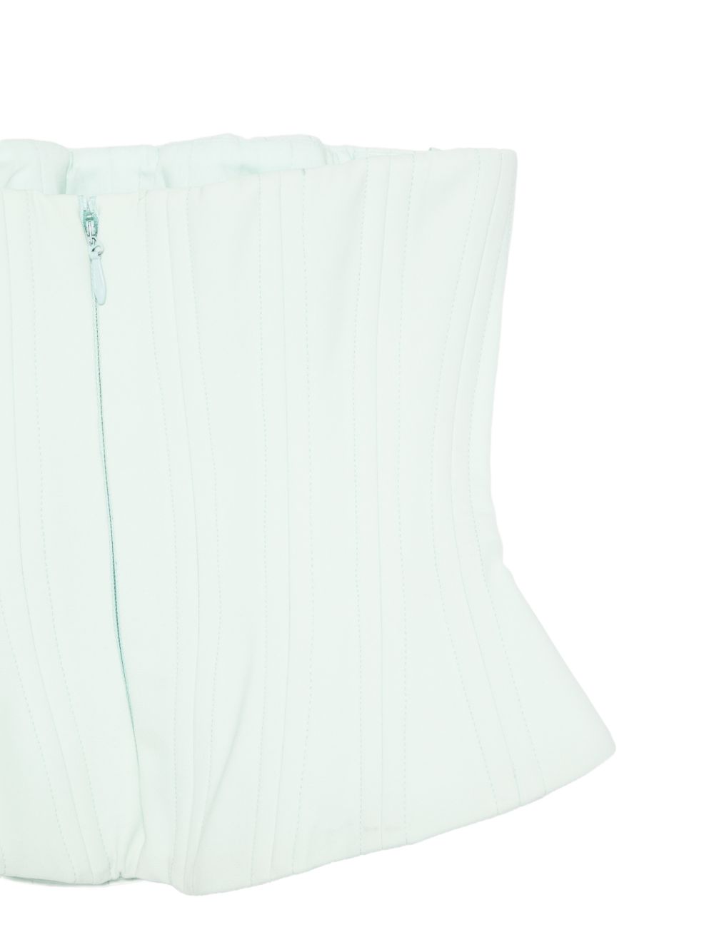 Top corsetto plissettato in verde acqua Costarellos - donna 