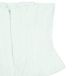 Top corsetto plissettato in verde acqua Costarellos - donna 