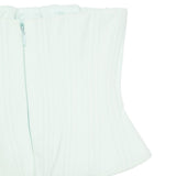 Top corsetto plissettato in verde acqua Costarellos - donna 