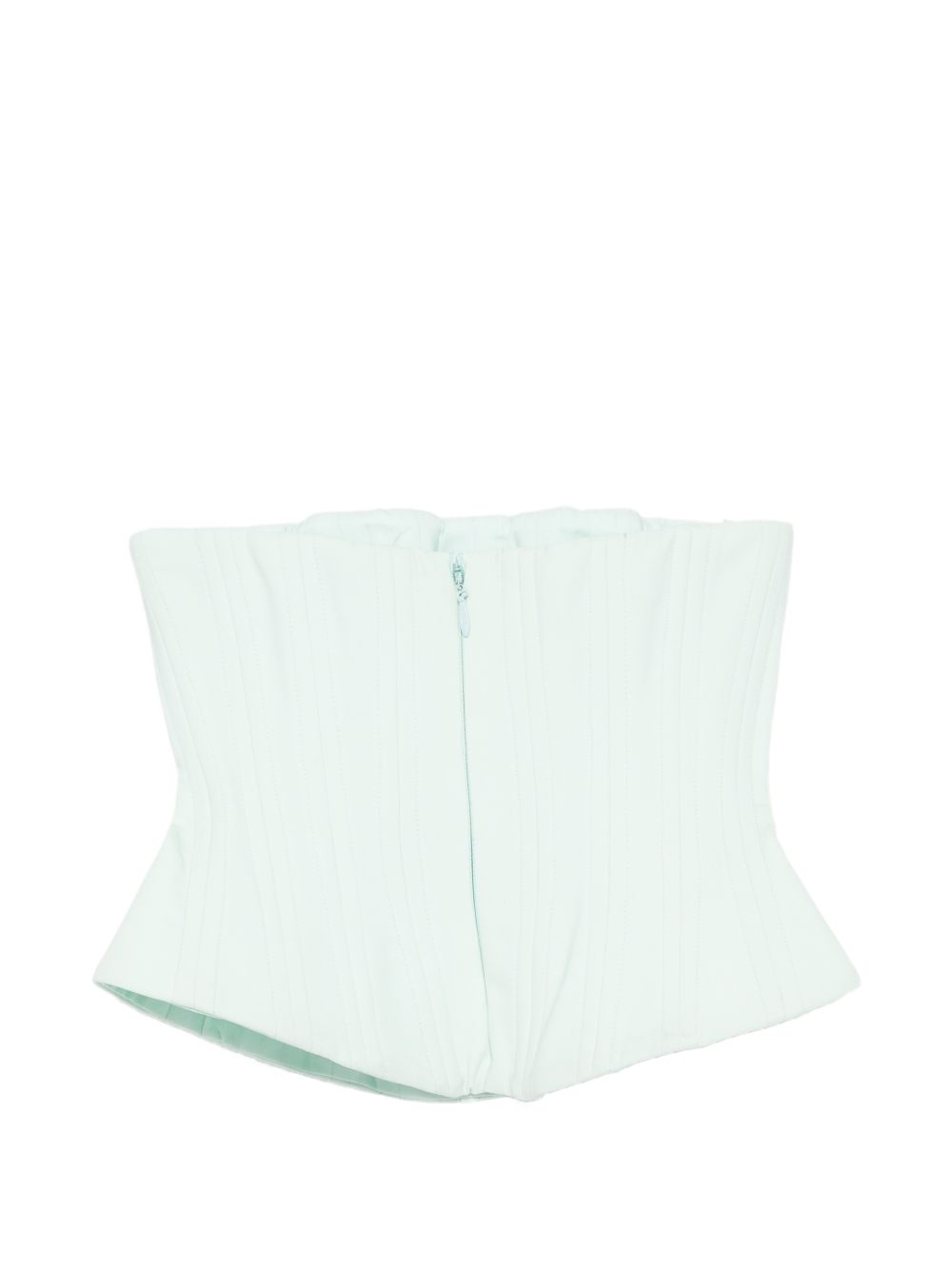 Top corsetto plissettato in verde acqua Costarellos - donna 
