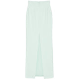 Gonna lunga con spacco in turchese Costarellos - donna 