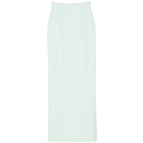 Gonna lunga con spacco in turchese Costarellos - donna 
