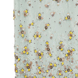 Gonna midi con decorazioni a fiori in verde Costarellos - donna 