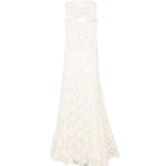 Abibto maxi in pizzo in beige Costarellos - donna 