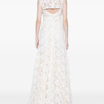 Abibto maxi in pizzo in beige Costarellos - donna 