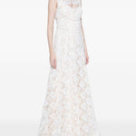 Abibto maxi in pizzo in beige Costarellos - donna 