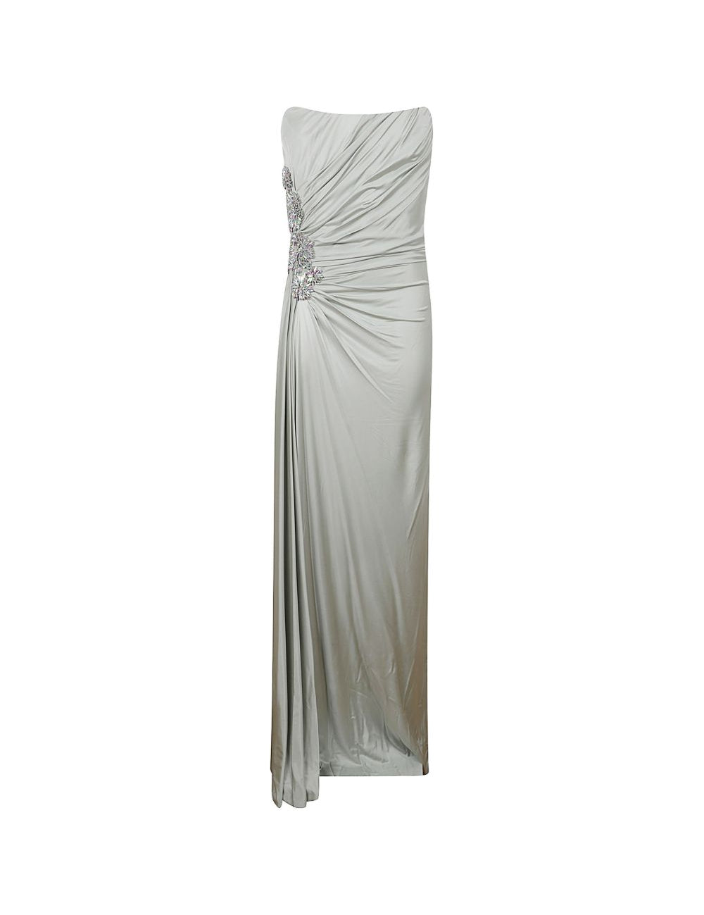 Abito lungo Corinne in verde menta Costarellos - donna 