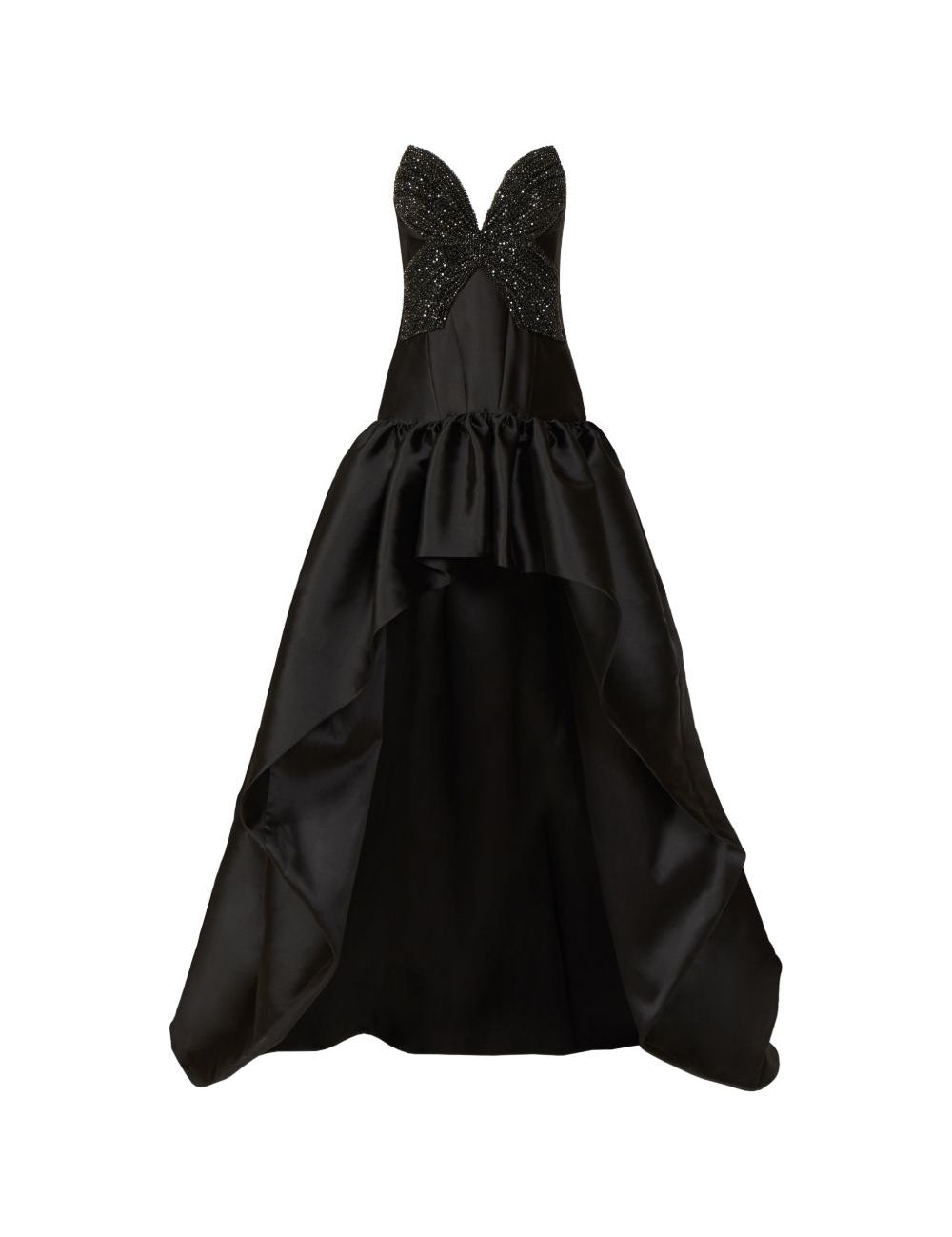 Abito asimmetrico Thara in nero Costarellos - donna 
