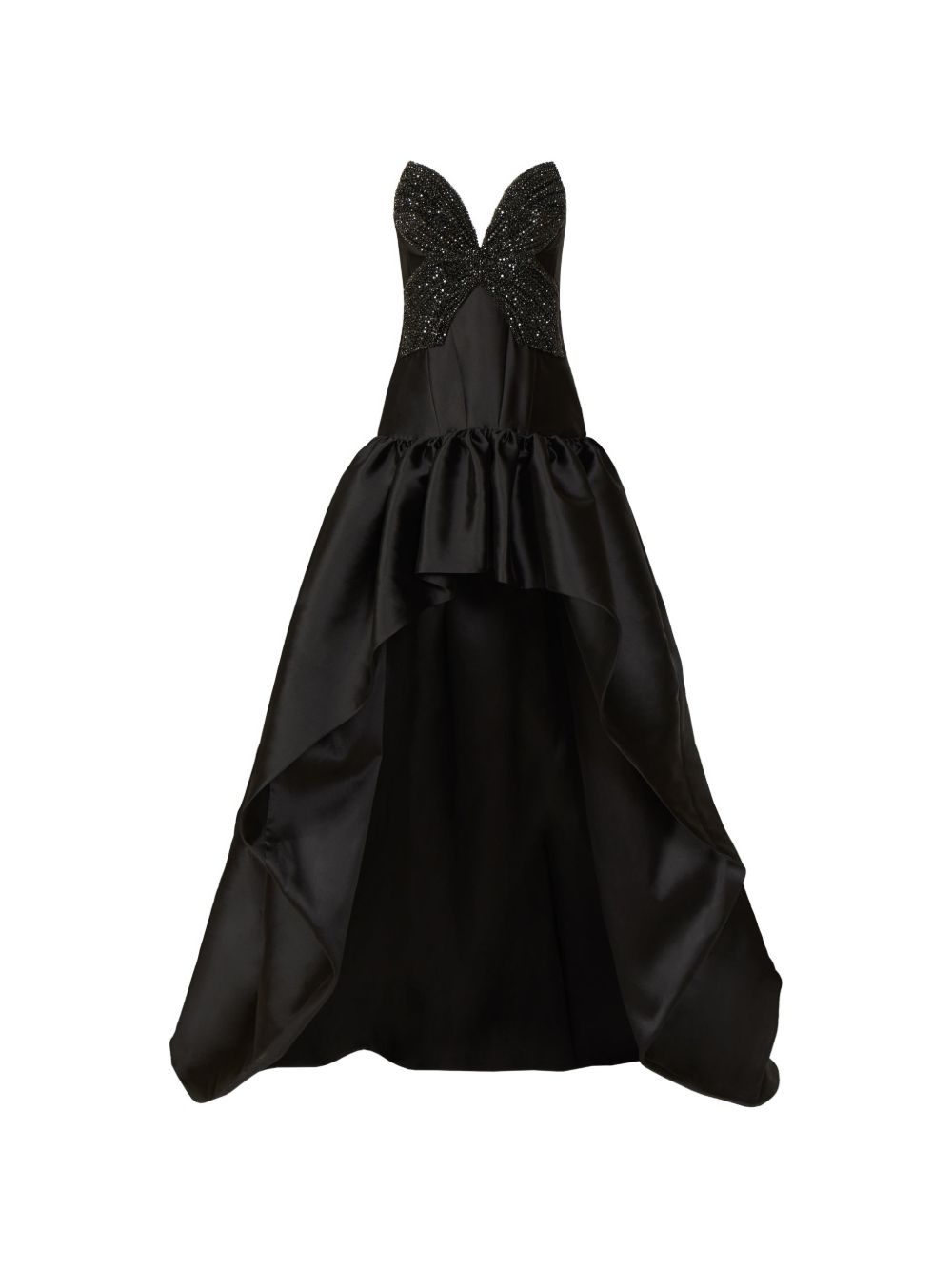Abito asimmetrico Thara in nero Costarellos - donna 