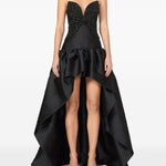 Abito asimmetrico Thara in nero Costarellos - donna 